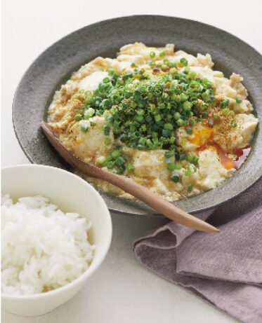 ふわふわ鶏塩麻婆豆腐